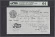 London Coins : A168 : Lot 53 : Five Pounds Peppiatt White Note B264 Fourth Post-war Period Thin paper Metal thr...