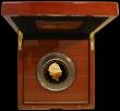 London Coins : A168 : Lot 569 : Ten Pounds 2017 Queen Elizabeth II Sapphire Jubilee 5oz. Gold Proof S.M9 FDC in the Royal Mint box o...
