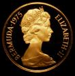 London Coins : A168 : Lot 648 : Bermuda $100 1975 Royal Visit Gold Proof KM#24 FDC in the Franklin Mint box of issue