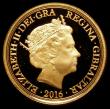 London Coins : A168 : Lot 673 : Gibraltar Guinea 2016 Queen Elizabeth II 90th Birthday/Prince Philip 95th Birthday Gold Proof nFDC w...