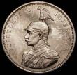 London Coins : A168 : Lot 776 : German East Africa One Rupia 1890 KM#2 Lustrous UNC with some small rim nicks, however a choice exam...