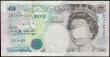 London Coins : A168 : Lot 79 : Five Pounds Kentfield QE2 pictorial and George Stephenson printing ERROR B364 issue 1993 serial numb...