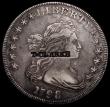 London Coins : A168 : Lot 874 : USA Dollar 1798 Scot's Heraldic Design, 13 Stars, Cross pattern, Breen 5381 countermarked T.CLA...