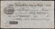 London Coins : A169 : Lot 103 : Dorsetshire General Bank, Bridport One Pound unissued remainder circa 1809-12 For William Fowler, Wi...