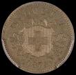 London Coins : A169 : Lot 1101 : Switzerland 10 Rappen 1875B KM#6 in a PCGS holder and graded MS62, Extremely Rare and one of the key...