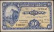London Coins : A169 : Lot 182 : Gibraltar 10 Shillings Pick 14b dated 1st June 1942 serial number C 370372 signature Todd and the Wa...
