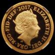 London Coins : A169 : Lot 1961 : Sovereign 2017 Gold Proof Piedfort - 200th Anniversary of the re-introduction of the Gold Sovereign,...