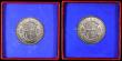 London Coins : A169 : Lot 2016 : Crown 1935 Specimen ESC 376, Bull 3652 UNC in the red box of issue, Halfcrowns 1935 (2) ESC 784, Bul...