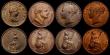 London Coins : A169 : Lot 2040 : Farthings in LCGS holders (9) 1806 First Portrait Peck 1396 A/UNC, graded LCGS 75. 1806 Second Portr...