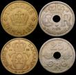 London Coins : A169 : Lot 2155 : Denmark (4) Krone 1935 (h) N GJ KM#824.2 NEF with some flan flaws, 25 Ore (3) 1932 (h) N GJ NVF, 193...