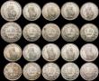 London Coins : A169 : Lot 2262 : Switzerland a high grade group (21) 2 Francs 1944 Lustrous A/UNC, 1 Franc (9) 1911B GEF, 1913B EF, 1...
