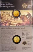 London Coins : A169 : Lot 615 : Sovereign 2008 S.SC4, Half Sovereign 2008 S.SB4 both lustrous UNC on the Royal Mint cards of issue