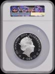 London Coins : A169 : Lot 659 : Ten Pounds 2019 The Tower of London - Ceremony of the Keys 5oz. Silver Proof S.M15 in a large NGC ho...