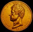 London Coins : A170 : Lot 1083 : Italian States - Sardinia 100 Lire Gold 1834 FERRARIS/P, Privy Mark Eagle's Head, Torino Mint K...