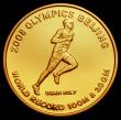 London Coins : A170 : Lot 1095 : Jamaica $250 Gold 2008 Beijing Olympic Games - Usain Bolt, World Record 100 Metres and 200 Metres. K...