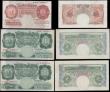 London Coins : A170 : Lot 12 : Bank of England (5) a selection from O'Brien's in mixed circulated grades VF - EF comprisi...