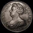 London Coins : A170 : Lot 1370 : Crown 1703 VIGO ESC 99 Obverse GVF, Reverse VF or better, with a pleasing grey tone, Ex-Spink