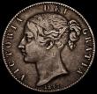 London Coins : A170 : Lot 1402 : Crown 1847 Young Head ESC 288, Bull 2567 Near Fine/Fine with grey tone