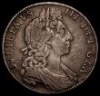 London Coins : A170 : Lot 1697 : Halfcrown 1698 DECIMO ESC 554, Bull 1034 Fine