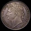 London Coins : A170 : Lot 1756 : Halfcrown 1820 George IV ESC 628, Bull 2357 UNC and choice, a most attractive example with hints of ...