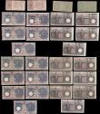 London Coins : A170 : Lot 203 : Italy early Biglietto Di Stato issues (21) all in various grades averaging Fine/VF to about UNC/UNC ...