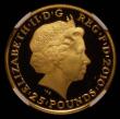 London Coins : A170 : Lot 2428 : Twenty Five Pounds 2010 Gold One Quarter Ounce,  London 2012 Olympics, Faster-Mercury S.4906 Gold Pr...