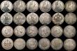 London Coins : A170 : Lot 2573 : A retired dealers ex-retail stock (24) World 19th and 20th Century Crown and Halfcrown-sized silver ...