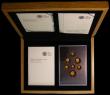 London Coins : A170 : Lot 615 : Proof Set 2008 (7 coins) in Gold Emblems of Britain, comprising One Pound, Fifty Pence, Twenty Pence...