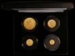 London Coins : A170 : Lot 745 : Alderney 2018 Centenary of End of World War Once Gold Matt Proof Sovereign Collection 4 coin set Dou...