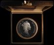 London Coins : A170 : Lot 747 : Alderney Fifty Pounds 2003 Prince William 21st Birthday One Kilo Silver Proof KM#33 FDC in the blue ...