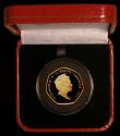 London Coins : A170 : Lot 802 : Gibraltar Fifty Pence 2019 Father Christmas Gold Proof Piedfort FDC in  the red Pobjoy Mint box of i...