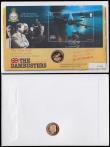 London Coins : A170 : Lot 807 : Guernsey &pound;25 2008 Gold BU Dambusters Raid in Harrington and Byrne's Coin and Stamp Cover