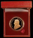 London Coins : A170 : Lot 858 : South Africa Krugerrand 2014 Gold Proof KM#73 Proof FDC in the South Africa Mint red box of issue wi...