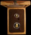 London Coins : A170 : Lot 872 : South Africa The Nelson Mandela 90th Birthday Celebration Set 2008, 2 coin set containing bi-metalli...
