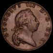 London Coins : A170 : Lot 936 : Bermuda Penny 1793 Double Pennant to central flag KM#5 About Fine/Good Fine with some scratches in t...