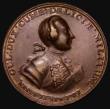London Coins : A171 : Lot 1129 : Carlisle Recaptured: Jacobite Rebels Repulsed 1745. 35mm diameter in bronze by Wolff, Obverse: Bust ...