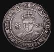 London Coins : A171 : Lot 1260 : Shilling Edward VI Fine Silver issue S.2482 mintmark Tun, 6.45 grammes, VF with hints of colourful t...