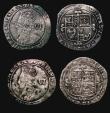 London Coins : A171 : Lot 1286 : Sixpences Charles I (3) Group F, Sixth 'Briot' Bust, type 4.3, S.2817 mintmark Triangle in...