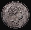 London Coins : A171 : Lot 1529 : Halfcrown 1817 Small Head ESC 618, Bull 2096 About EF/EF with deep toning, the obverse with some sur...