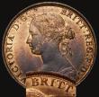 London Coins : A171 : Lot 1575 : Halfpenny 1862 B over R in BRITT, also double struck 6 in the date. Excessively Rare, the variety re...