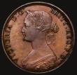 London Coins : A171 : Lot 1577 : Halfpenny 1862 Die Letter B to the left of the lighthouse, Freeman 288, dies 7+E, LCW on rock. EF/NE...