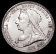 London Coins : A171 : Lot 1640 : Shilling 1894 Small Obverse Letters, Bull 3157, Davies 1013, dies 1B, Obverse: I of DEI point to a s...