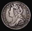 London Coins : A171 : Lot 1682 : Sixpence 1735 5 over 4 Roses and Plumes ESC 1610A, Bull 1746 rated R3 by ESC, Very Rare, we have not...