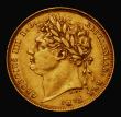 London Coins : A171 : Lot 1758 : Sovereign 1821 Marsh 5 Good Fine/NVF