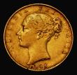 London Coins : A171 : Lot 1797 : Sovereign 1843 Narrow shield variety Marsh 26A Good Fine with some surface marks and edge nicks, a v...