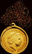 London Coins : A171 : Lot 2254 : Sovereign 2000 in a mount and on a chain, the mount hallmarked as 9 carat (375) the chain without a ...