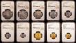 London Coins : A171 : Lot 251 : 1887 Victoria Jubilee Head Set (10 coins) Gold Two Pounds to Threepence all housed in NGC holders, T...