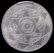 London Coins : A171 : Lot 675 : Morocco 2 1/2 Dirhams AH1316 (1899) Paris Mint, Arrowheads point inwards, Y#11.2, Lec 143 UNC in a P...