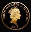 London Coins : A171 : Lot 723 : St. Helena One Pound/Mohur 2015 East India Company, the reverse a modern representation of the India...