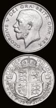 London Coins : A172 : Lot 1054 : Halfcrowns (2) 1921 ESC 768, Bull 3722, Davies 1678 dies 3C, A/UNC, 1959 ESC 798N, Bull 4369 UNC and...